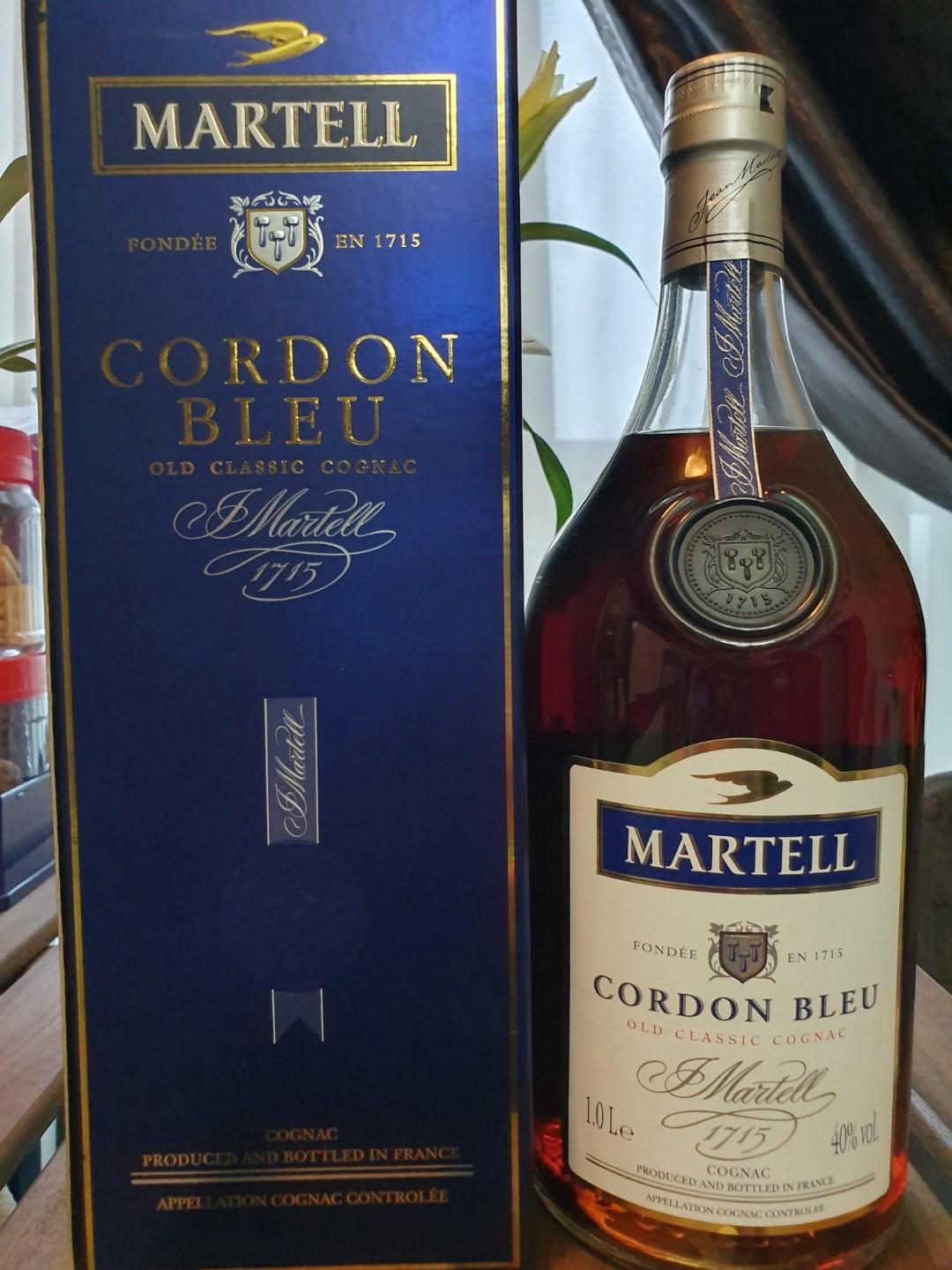Martell Cordon Bleu Old Classic Cognac, Food & Drinks, Alcoholic 