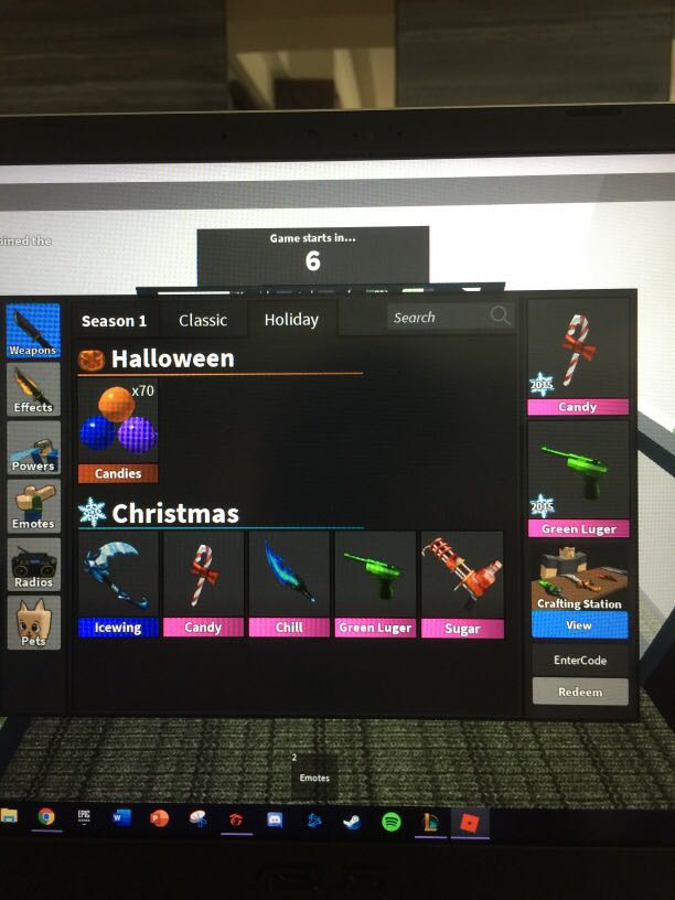 Pictures Of Roblox Christmas Mm2 Knife