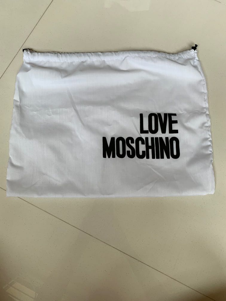 moschino dust bag