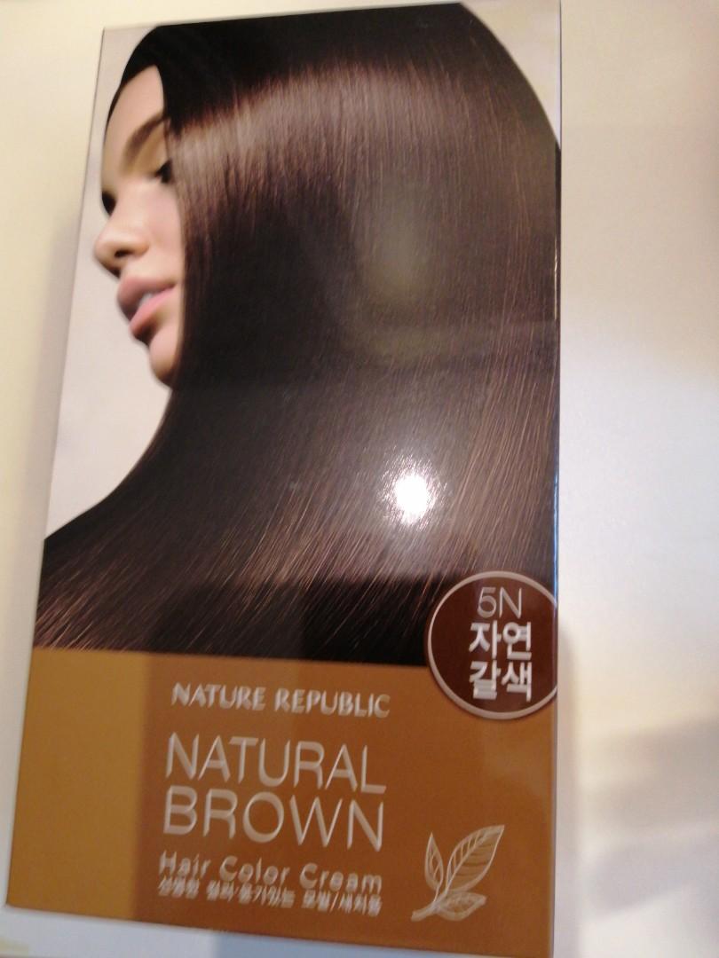 Nature Republic Hair Colour Cream Brown 5n 7c Health Beauty