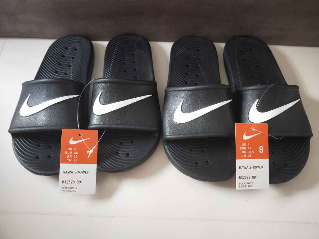 Nike Kawa Shower Slides, Men's Fashion, Footwear, Flipflops and Slides on  Carousell