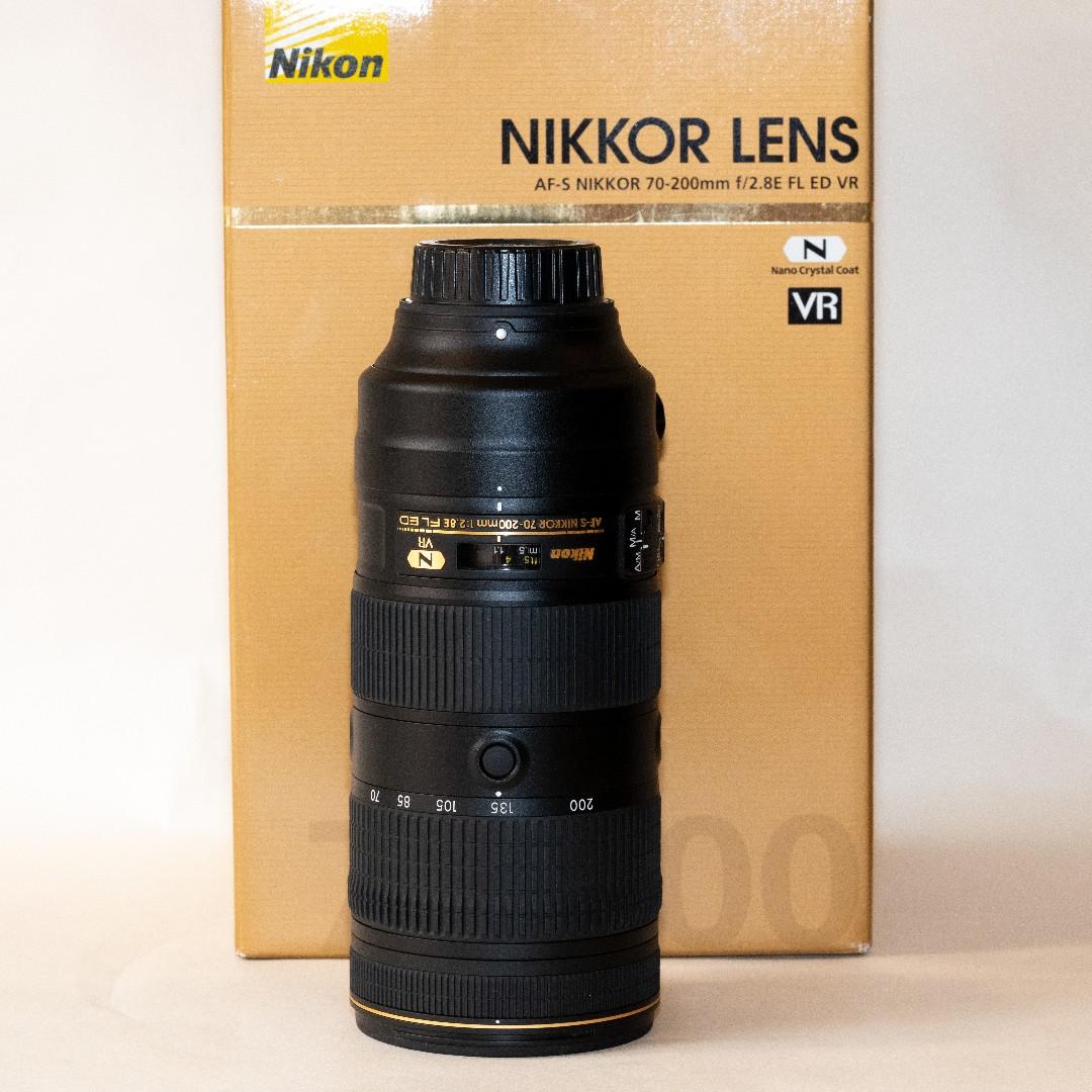 Nikkor 70 0mm 2 8 Fl Ed Vr Latest Generation 70 0 Photography Lenses On Carousell