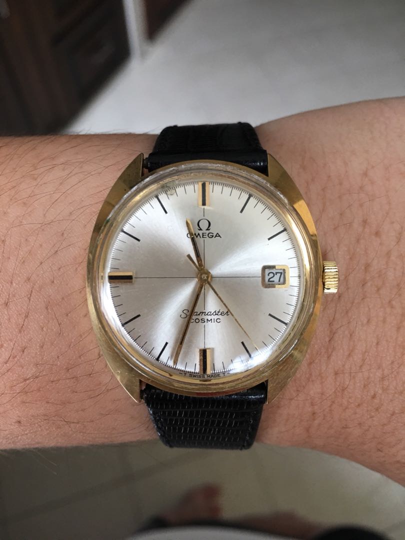 omega seamaster cosmic gold