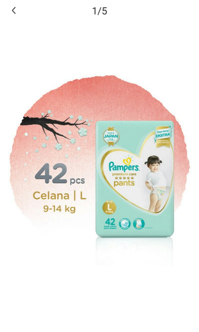 Pampers premium care kemasan baru clearance
