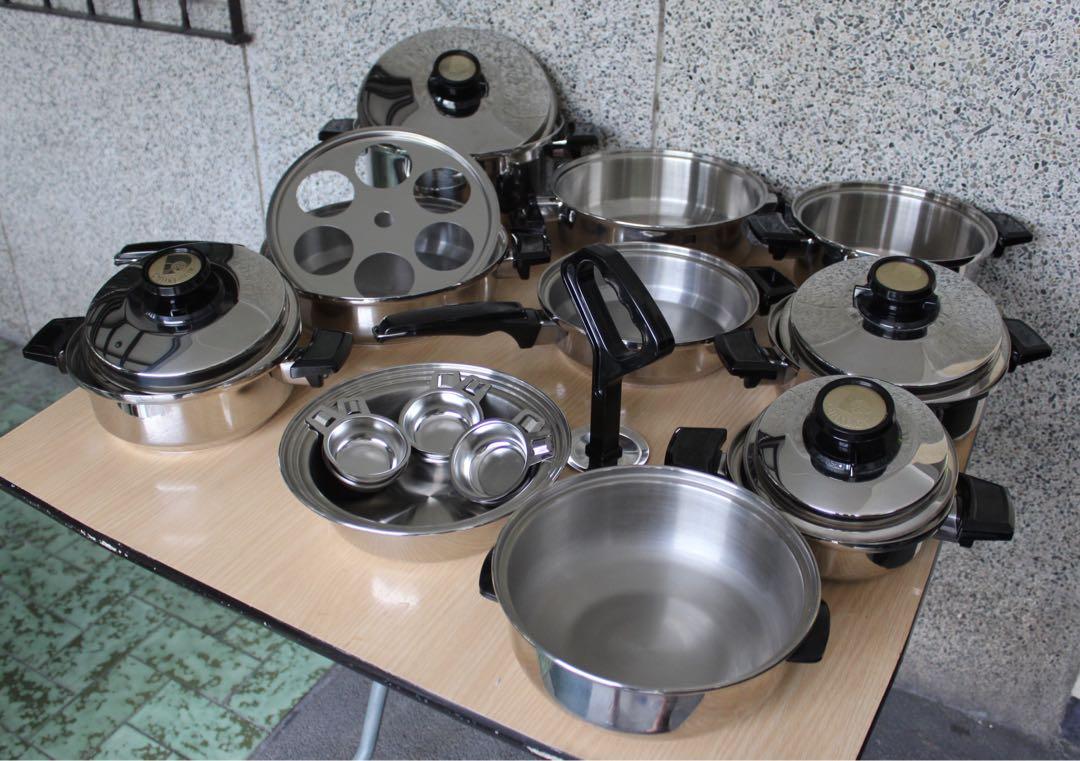 PHILKRAFT 22 Piece Set 5 Ply Stainless Cookware