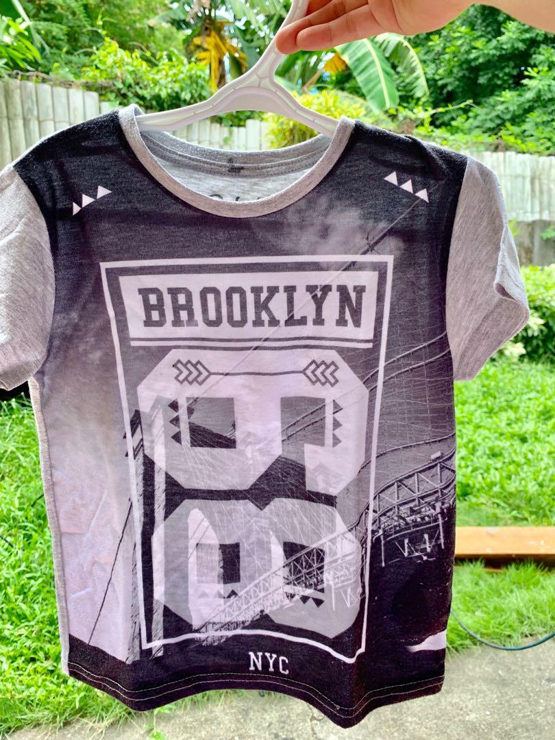 Primark Brooklyn NY print shirt (Category: Babies & Kids Fashion) located in Cavite. Submitted by mariascellaneous (Listing ID 235163162, Image 1). Description: From UK. Used only a few times. Excellent quality and fits 3 1/2 to 5 years old. ✨.