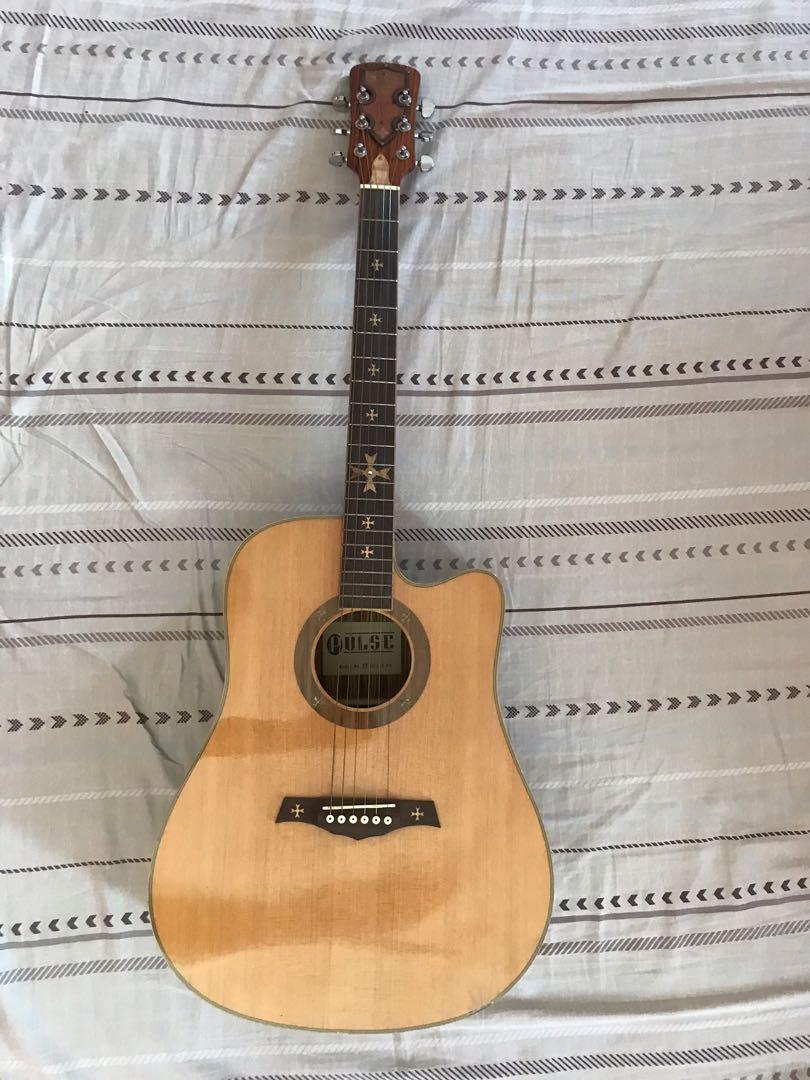 Pulse acoustic guitar Hobbies Toys Music Media CDs DVDs