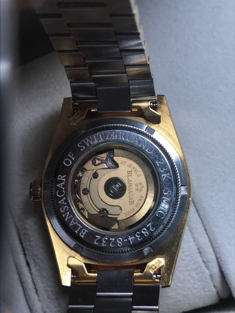Blansacar daydate titoni watch Rolex president omega longines gold ...