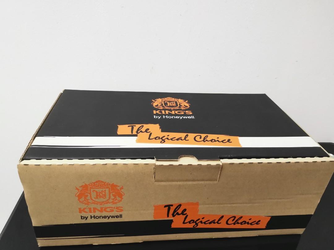 Safety Boots, king's kws80007, full grain leather laced shoe., Men's