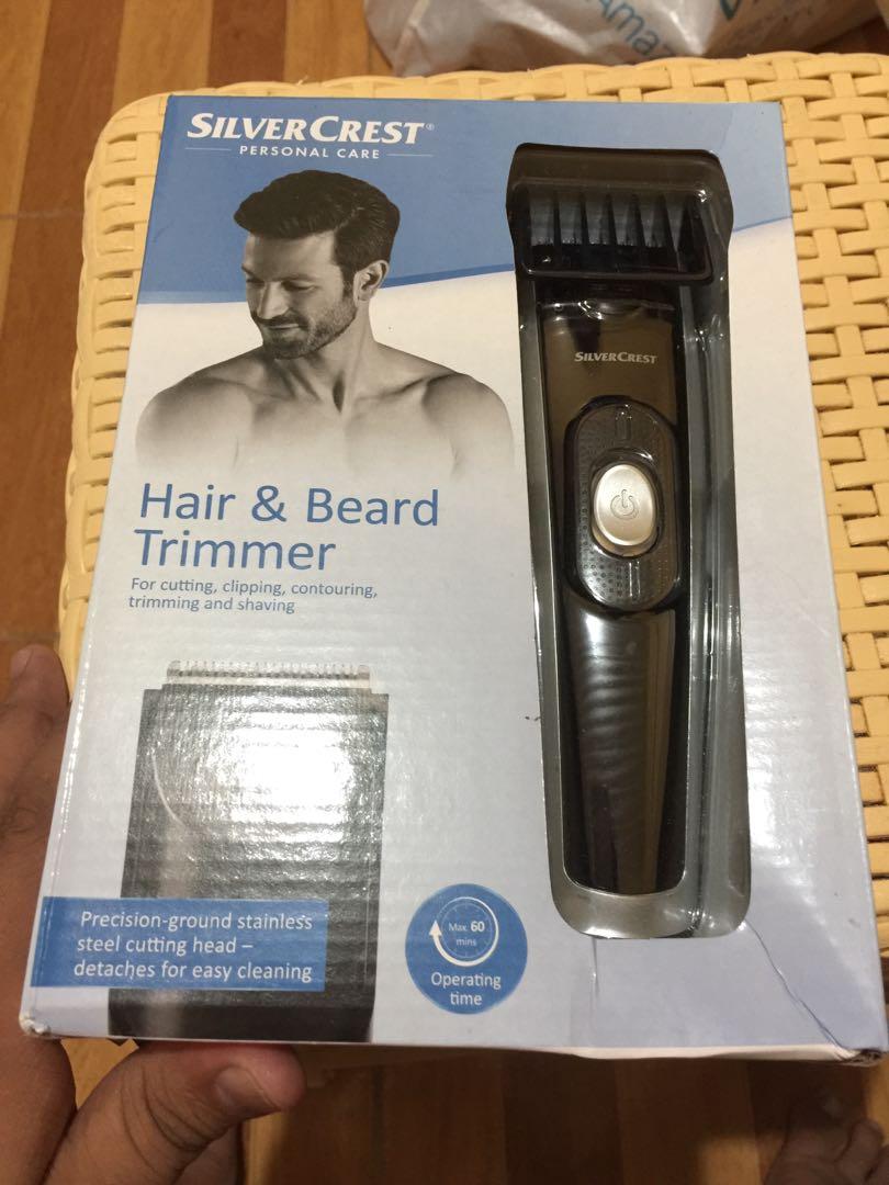 hair beard trimmer silver crest
