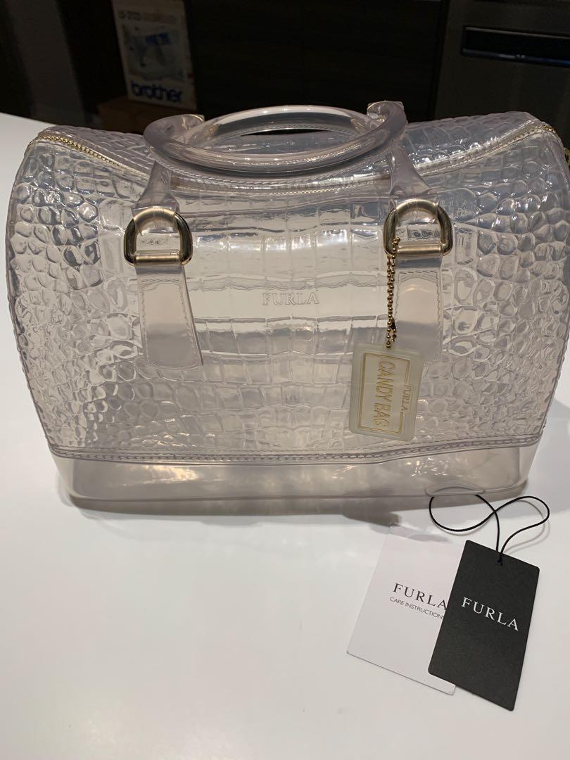 Super Rare Transparent Furla Candy Bag