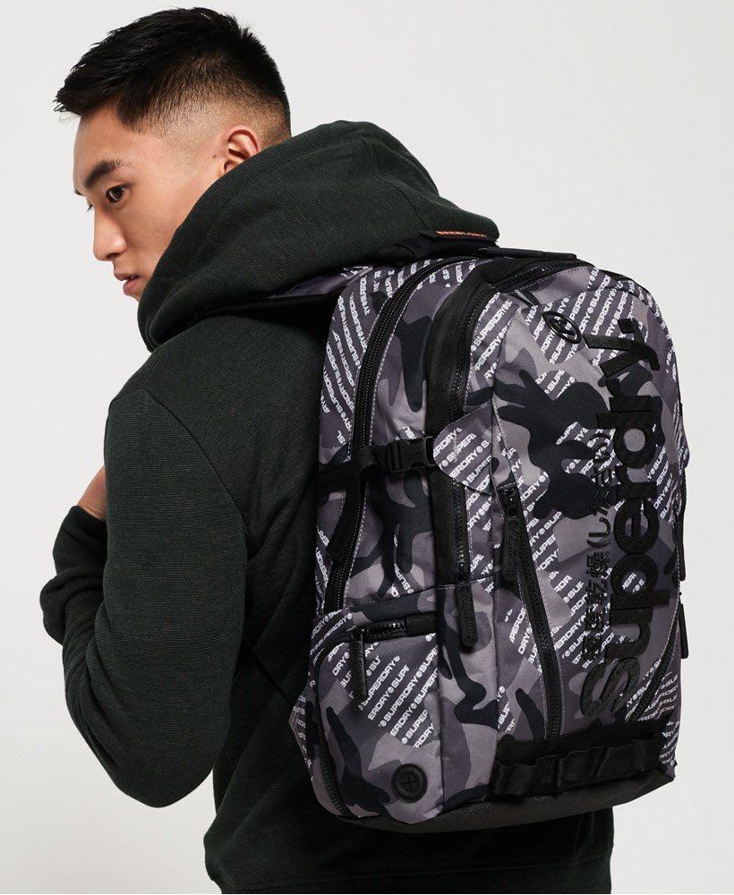Superdry camo logo tarp backpack Clearance