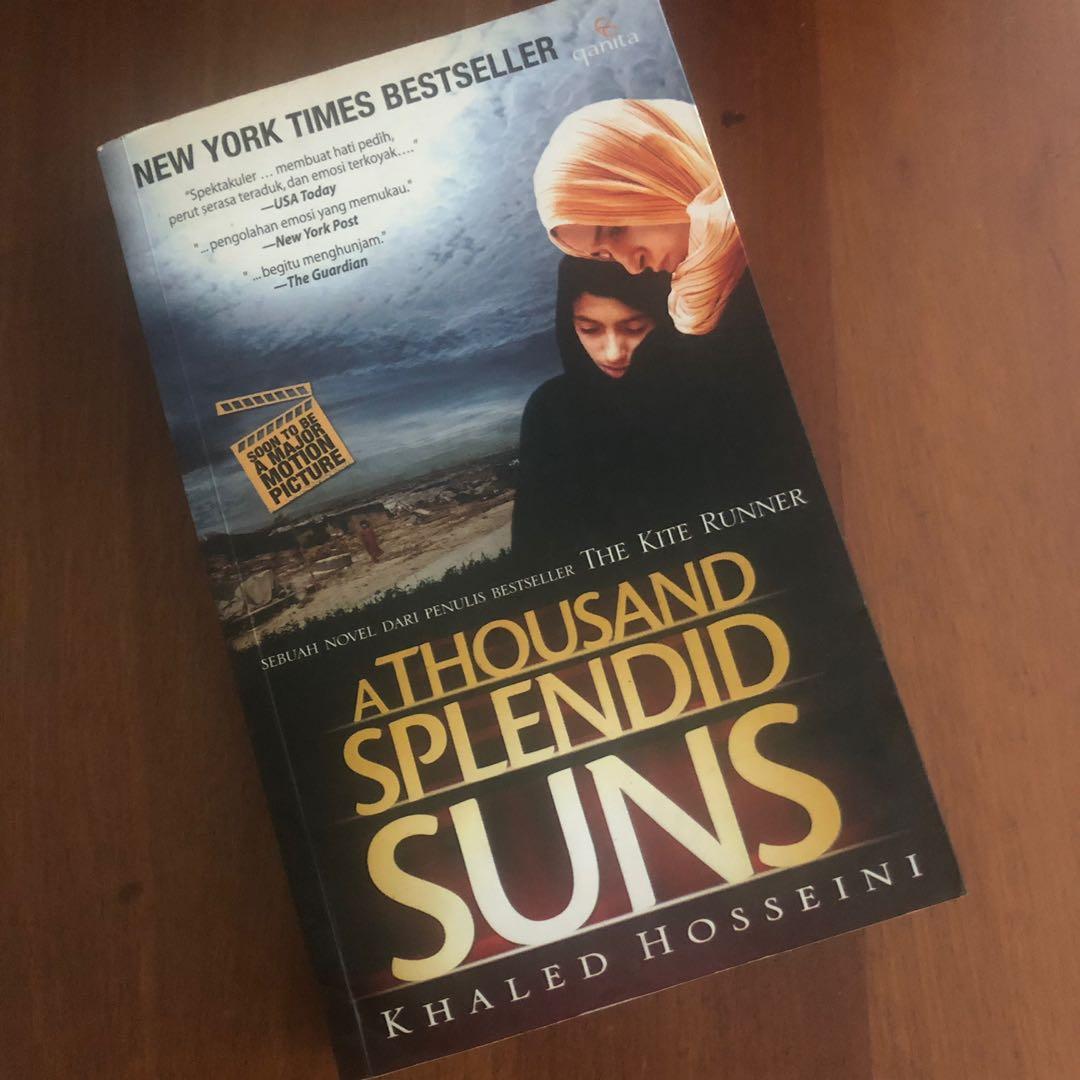 Terjemahan A Thousand Splendid Suns Oleh Khaled Hosseini Buku Alat Tulis Buku Di Carousell