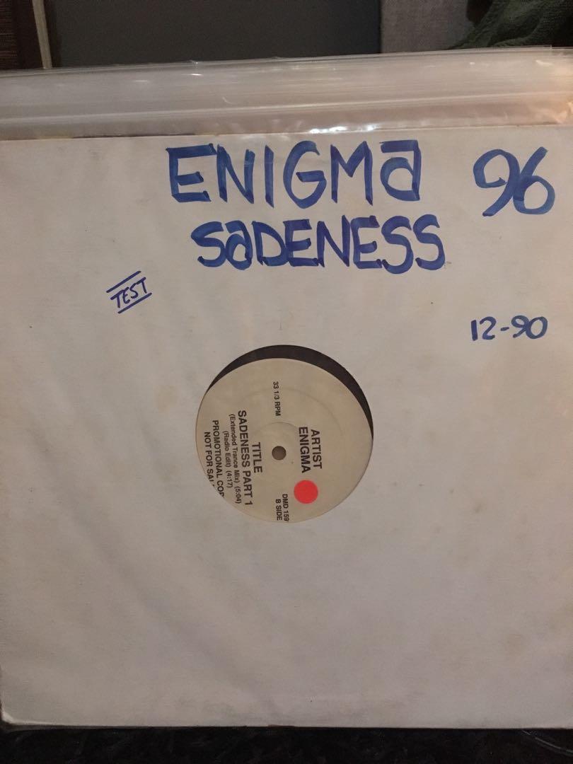 Test Pressing Enigma Sadeness Part I 12 Vinyl Music Media Cds Dvds Other Media On Carousell