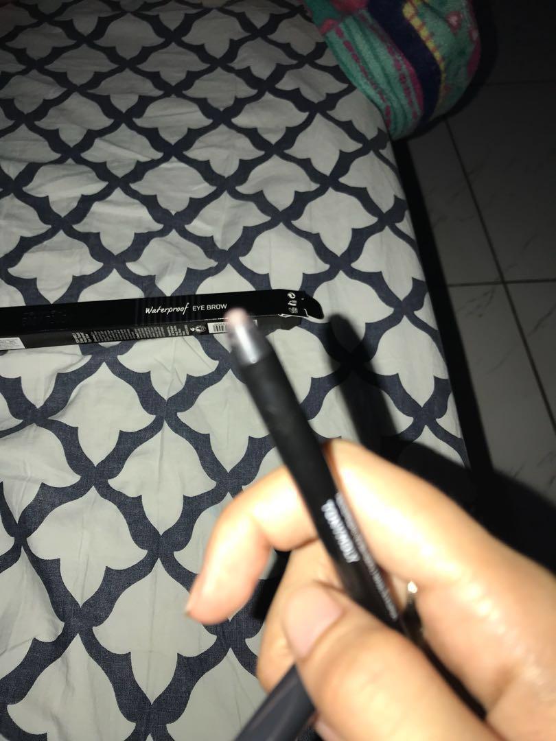 Tony Moly Easy Touch Waterproof Eyebrow 03 (Category: Face Care) located in Muntinlupa City. Submitted by thethriftyst0re (Listing ID 194147447, Image 3). Description: Bought yesterday for PHP295 at Tony Moly Store. I realized I have too much eyebrow pencil. Used only once. As in super bago pa. Very waterproof/sweatproof and stays all day on your brows. No need to retouch. Shade is grayblack/03. free shipping na po. Thanks!.