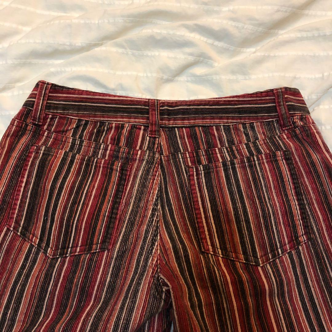 Corduroy striped pants sales