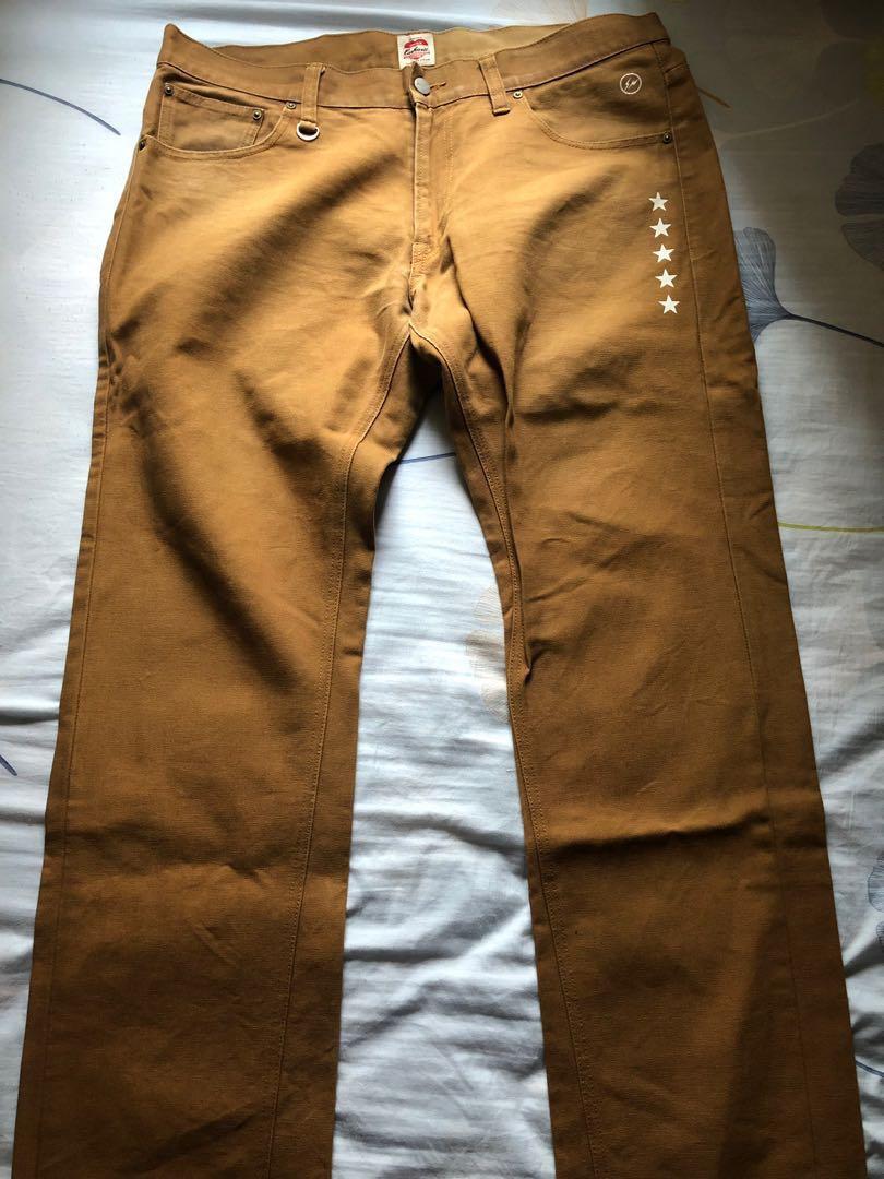 UE X CARHARTT x FRAGMENT FENOM WORKER PANTS, 男裝, 褲＆半截裙