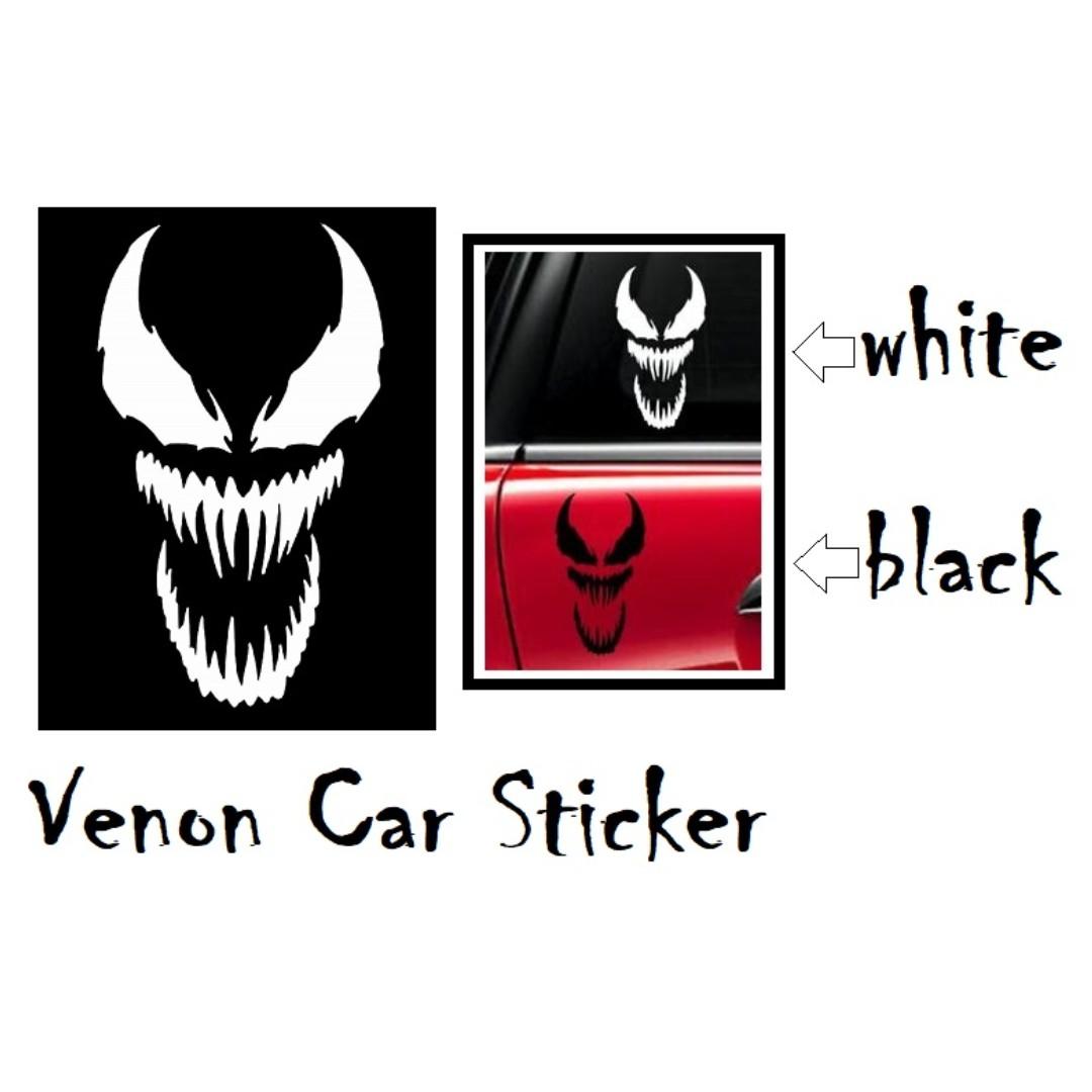 Venom Vinyl Decal Sticker Laptop Helmet Car Truck Window Home White Car Parts Accessories On Carousell