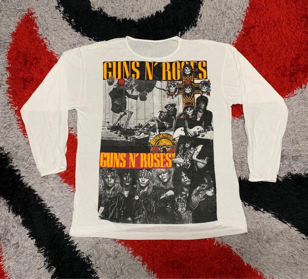Vintage 80s Guns N Roses Tee T - Shirt Bootleg GNR