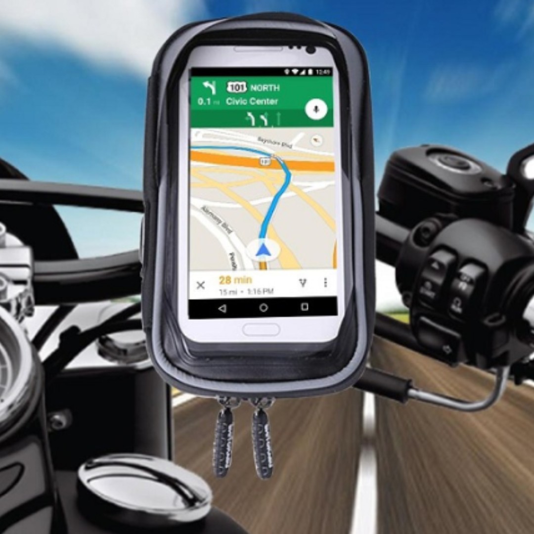 waterproof motorcycle phone mount