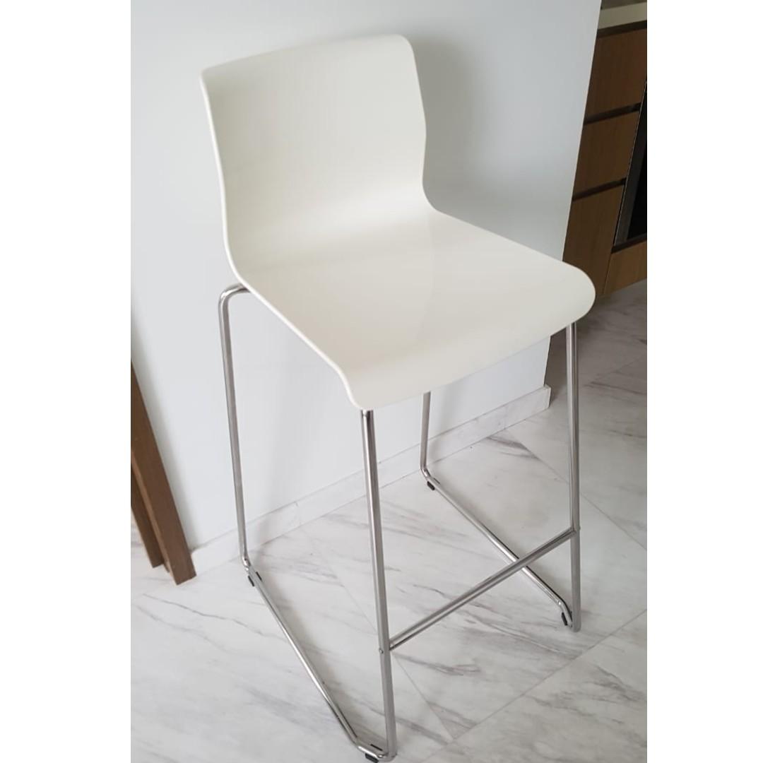 White Bar Stool Ikea Glenn Furniture Tables Chairs On Carousell Find the right stool for your space.