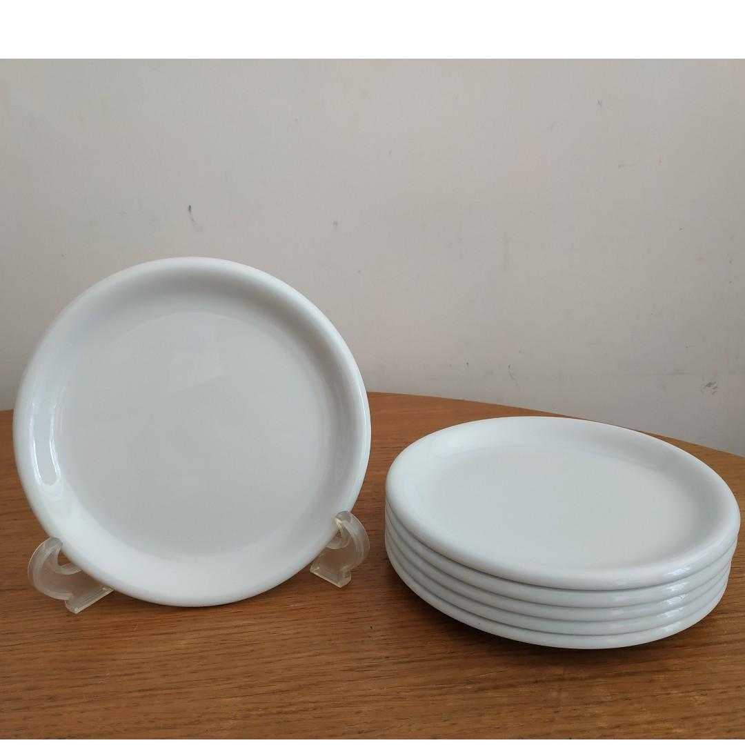 White Porcelain Dessert Plate By Ikea 15 Each 90 For All 6 Kitchen Appliances On Carousell