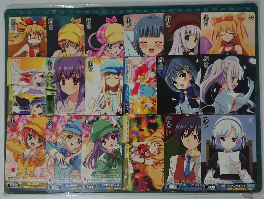 動漫 Ws 偵探歌劇少女福爾摩斯預組散賣 玩具 遊戲類 Board Games Cards Carousell