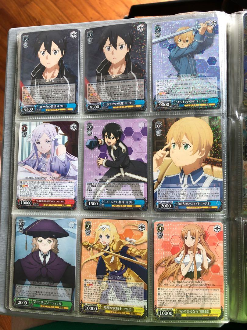 Wts Ws Sao Cards From Latest Set Toys Games Board Games Cards On Carousell