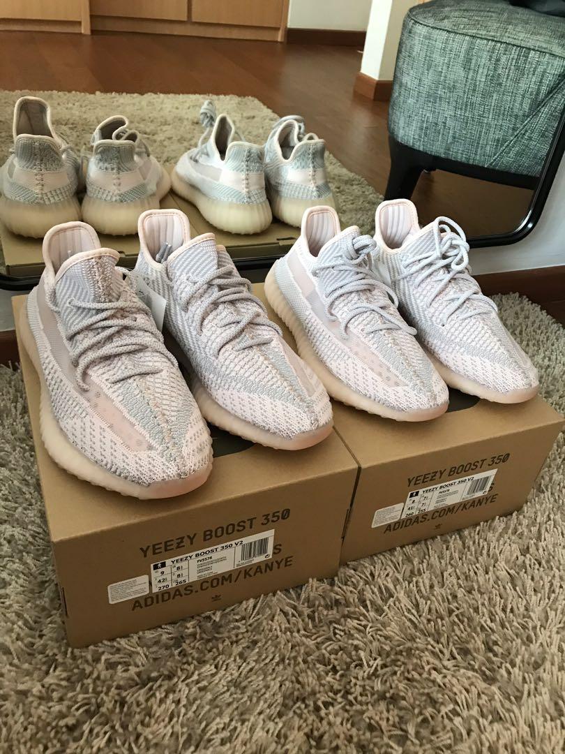 Cheap Adidas Yeezy Boost 350 V2 Cloud White Non Reflective Size 9 Fw3043 Deadstock