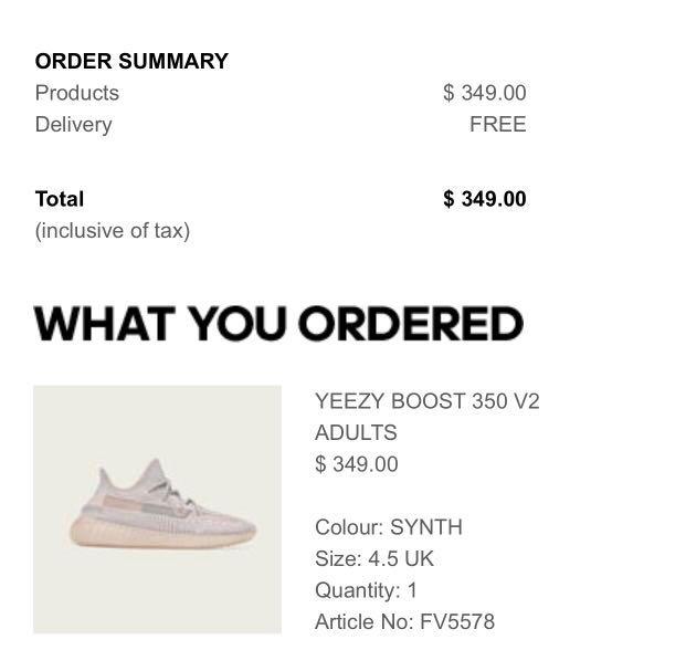 Yeezy boost 350 shop v2 adults synth