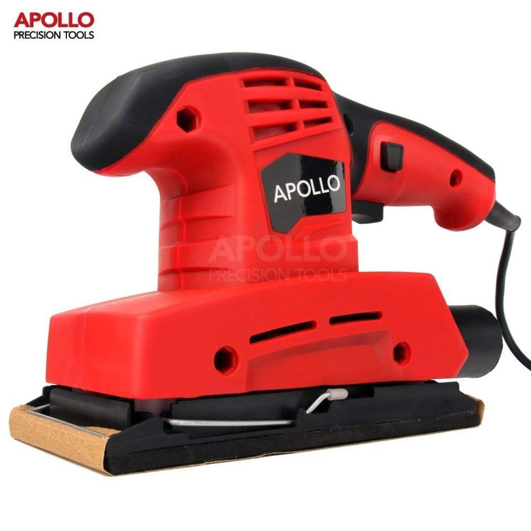 1133) HiSpec 135 Watt 1/3 Sheet Orbital Sander with 9 Piece Sand Paper