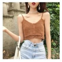 brown bralette crop top