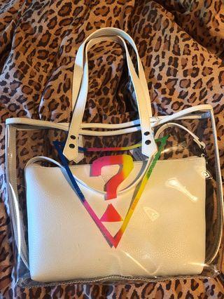 2pc Guess purse