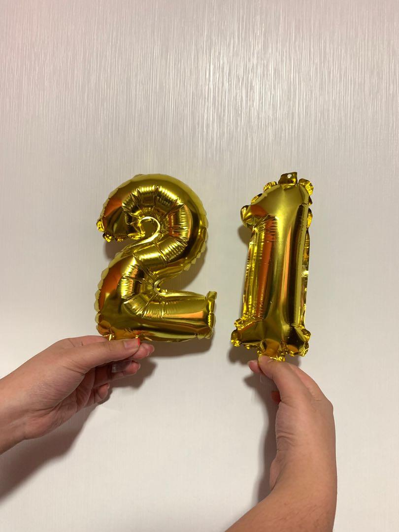 mini foil letter balloons