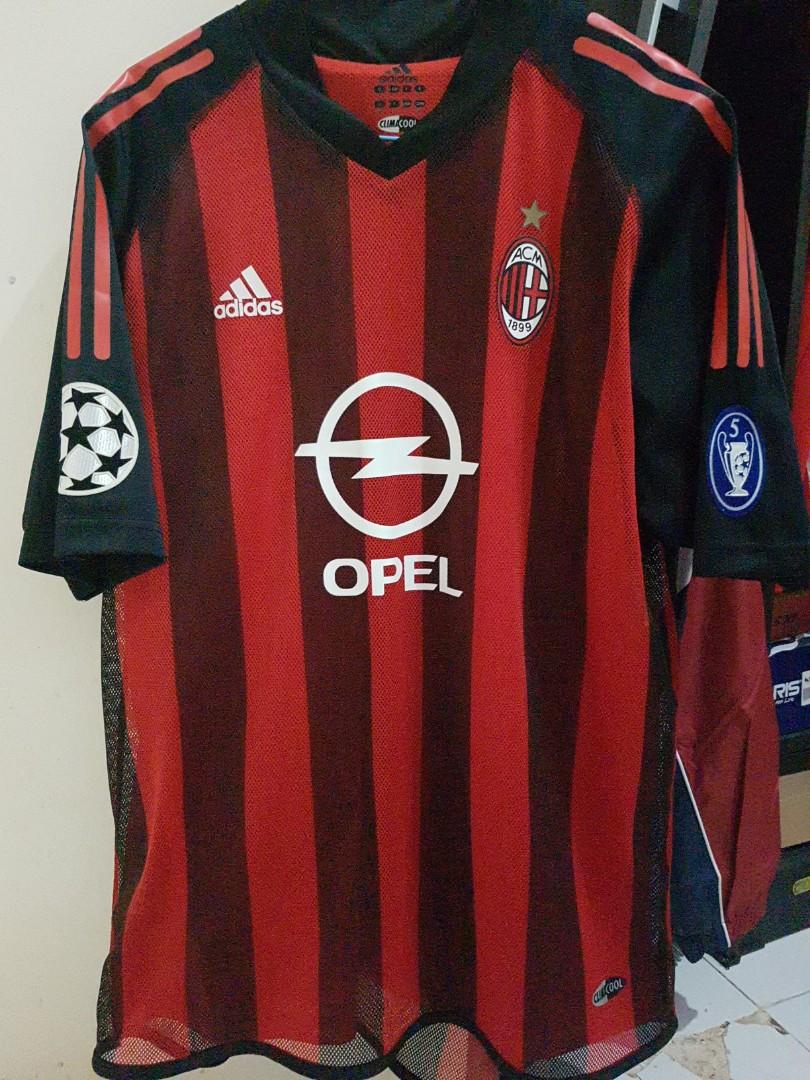 AC Milan Home Champions League jersey 