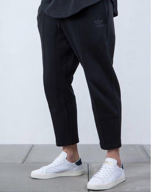 Adidas cropped pintuck track