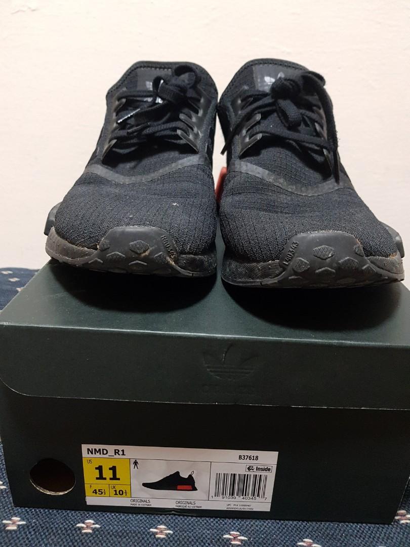 Adidas NMD R1 Ripstop Black Red US11
