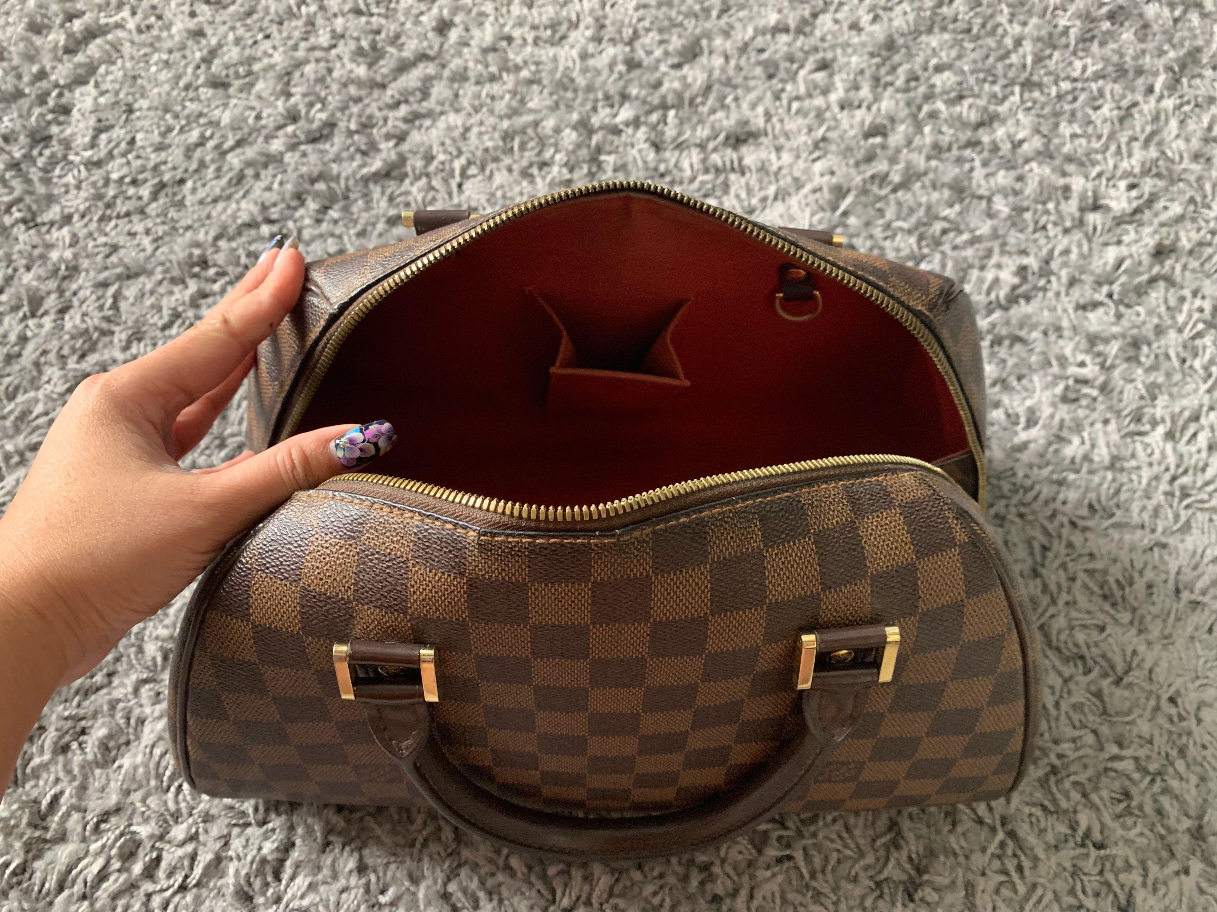 LV Ribera MM Damier Ebene Coated Canvas with Leather and Gold Hardware  #LSYS-1 – Luxuy Vintage