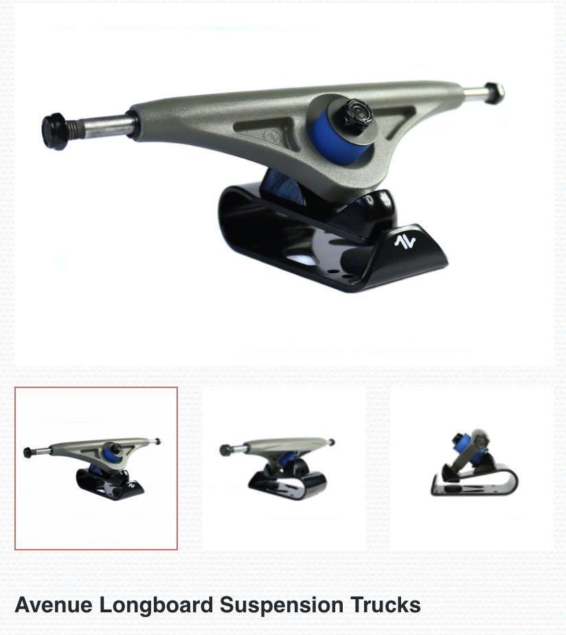 Avenue suspension trucks for skateboard and Longboard, Sports Equipment, Sports & Games, Skates