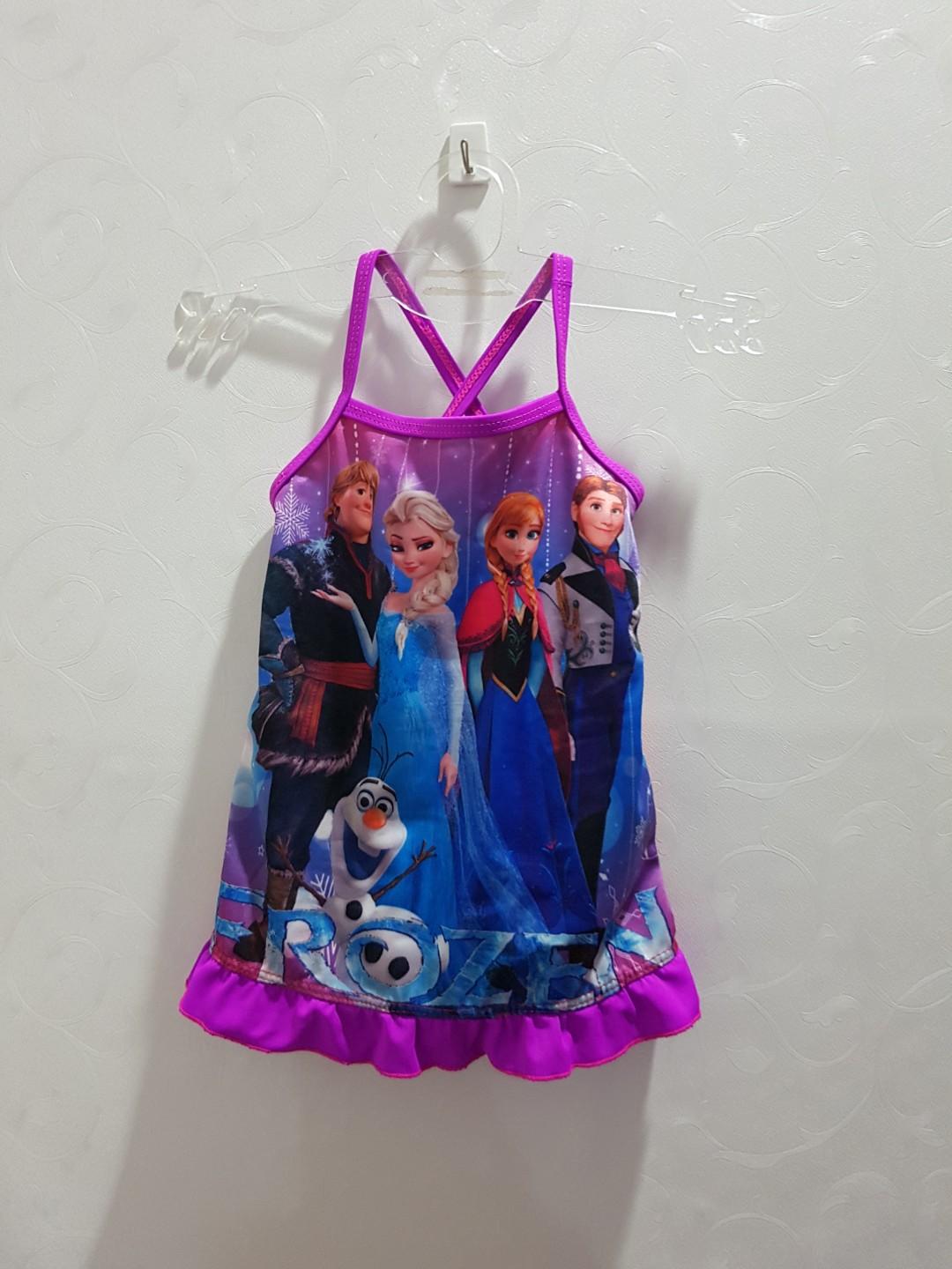 Baju Renang Anak Perempuan Swimsuit Frozen Bayi Anak Baju Anak Perempuan 1 Hingga 3 Tahun Di Carousell