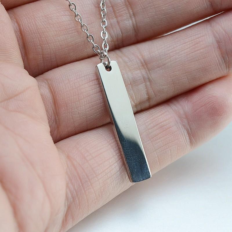 Bar Necklace Customize it with your name and more! (Category: Other Accessories) located in Quezon City. Submitted by everythingnewph (Listing ID 235403073, Image 3). Description: Personalized jewelry Silver Gold Rosegold.