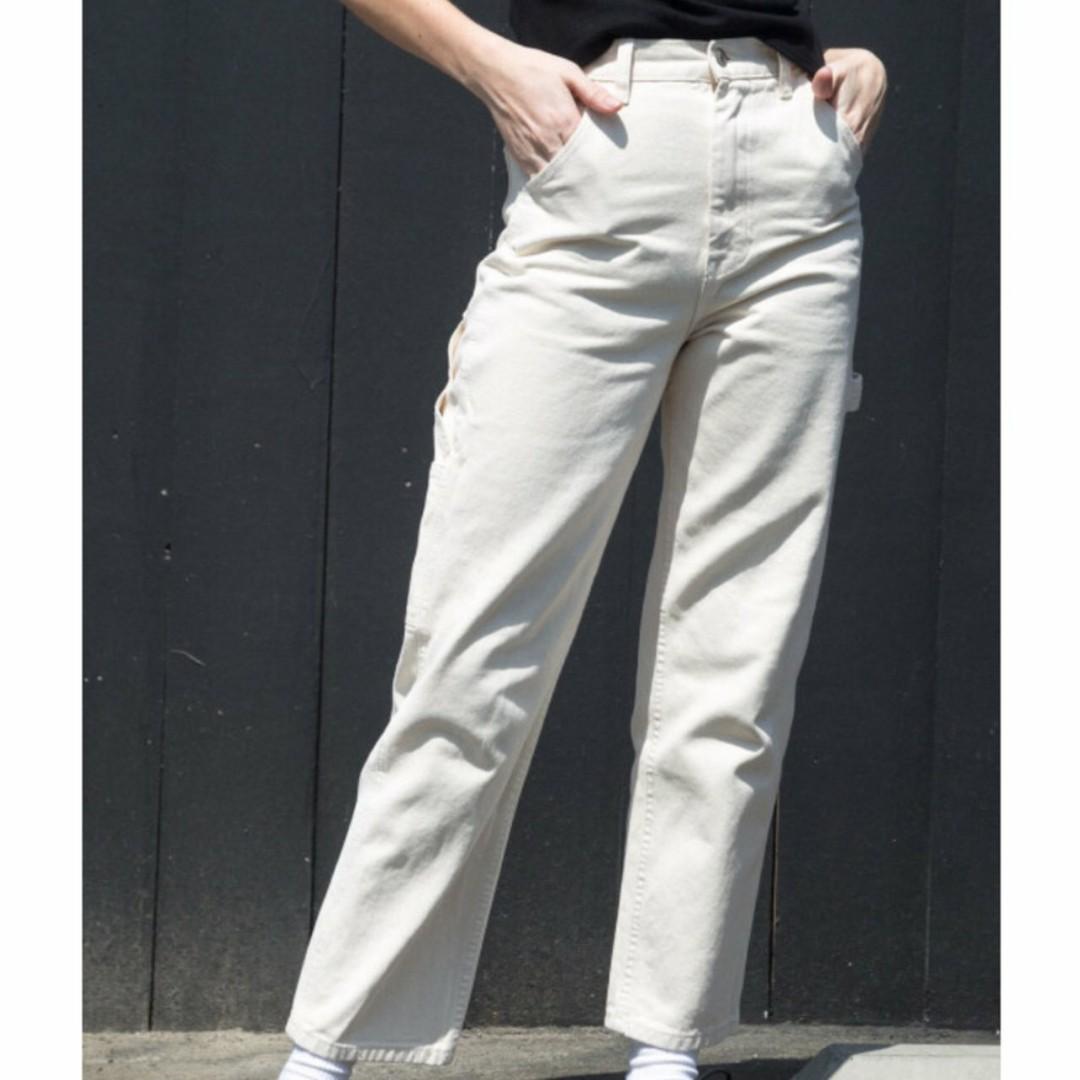 Ariana painter pants white clearance
