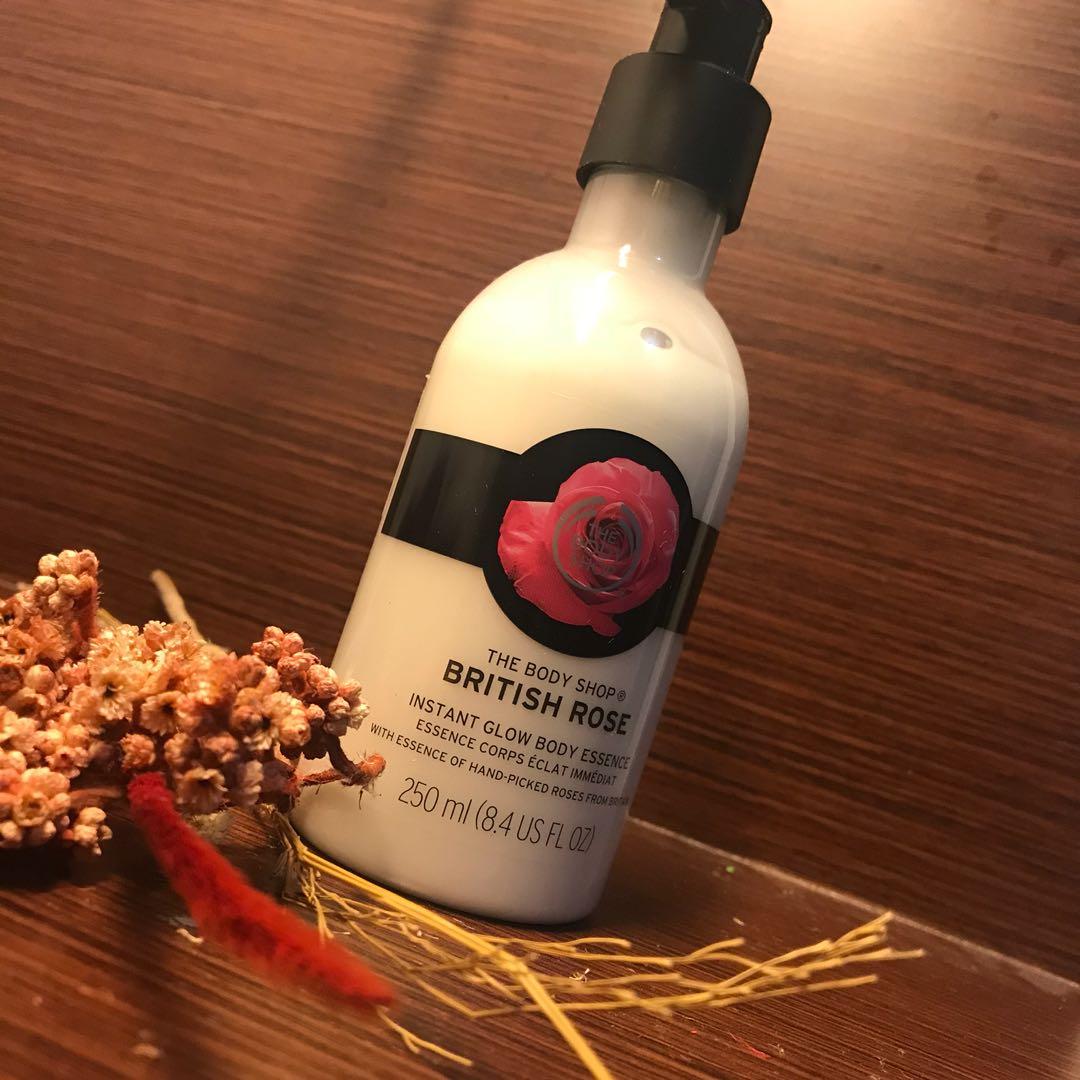 British Rose Instant Glow Body Essence, Kesehatan & Kecantikan, Kulit