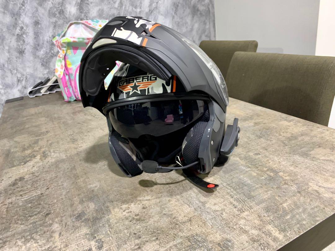 Caberg Duke helmet with SENA EVO 20S bluetooth comms system