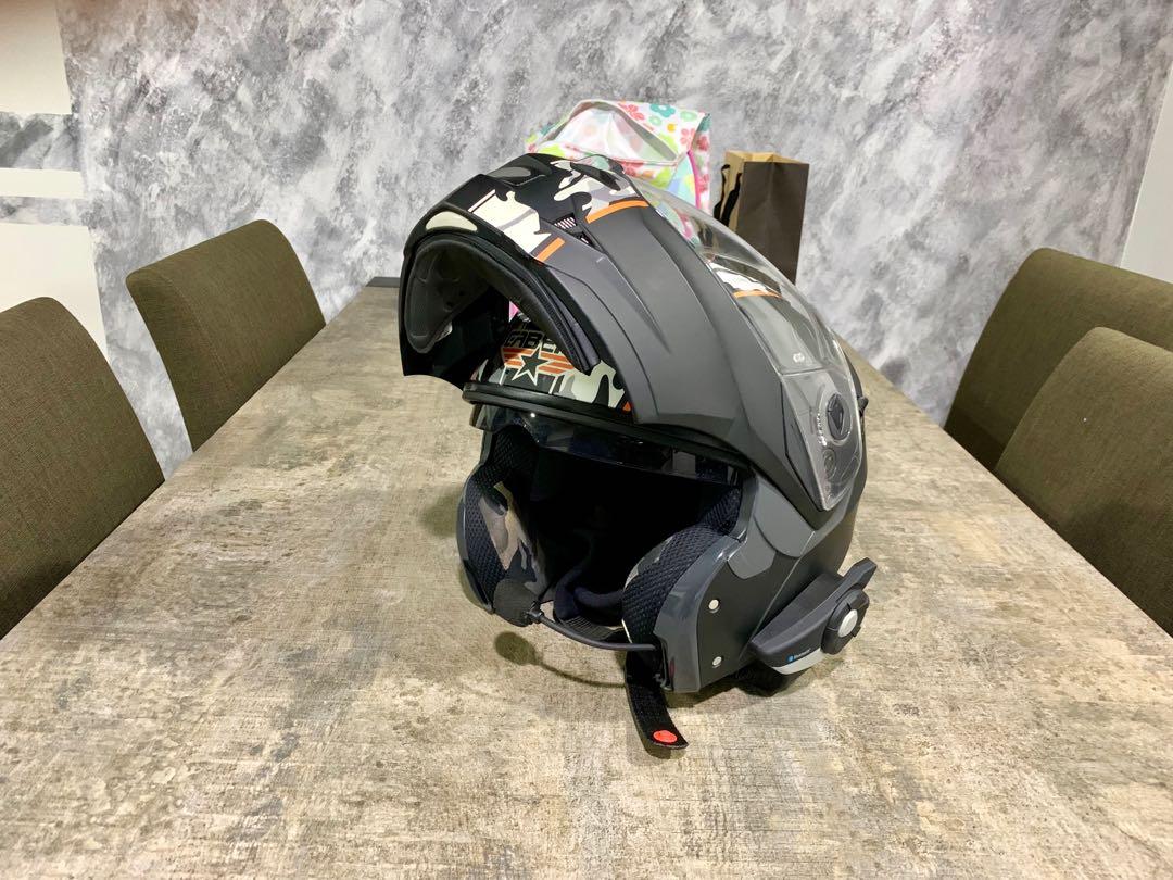 Caberg Duke helmet with SENA EVO 20S bluetooth comms system