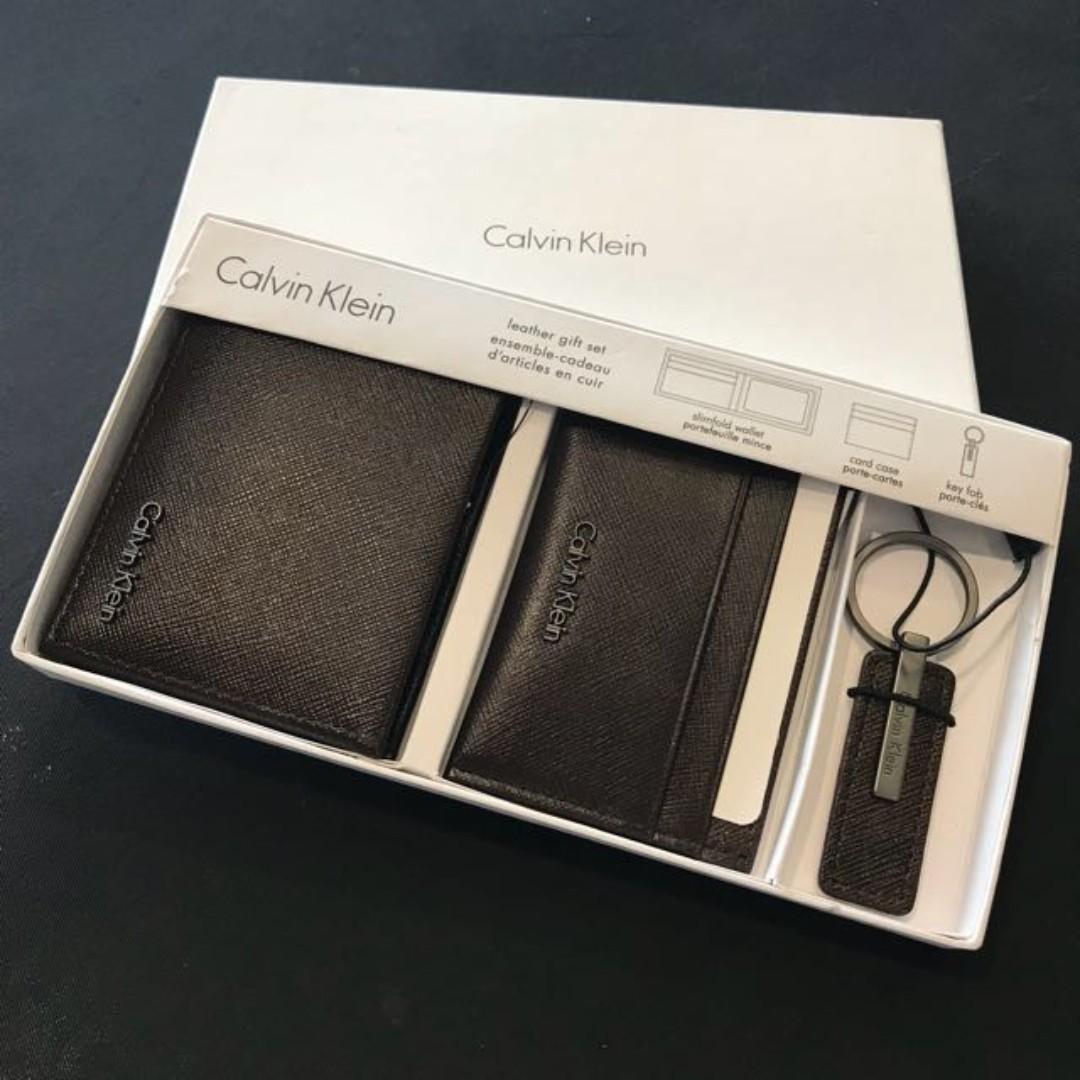calvin klein wallet gift set