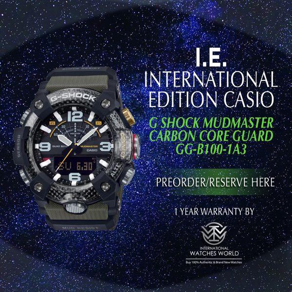 G shock mudmaster outlet carbon core guard
