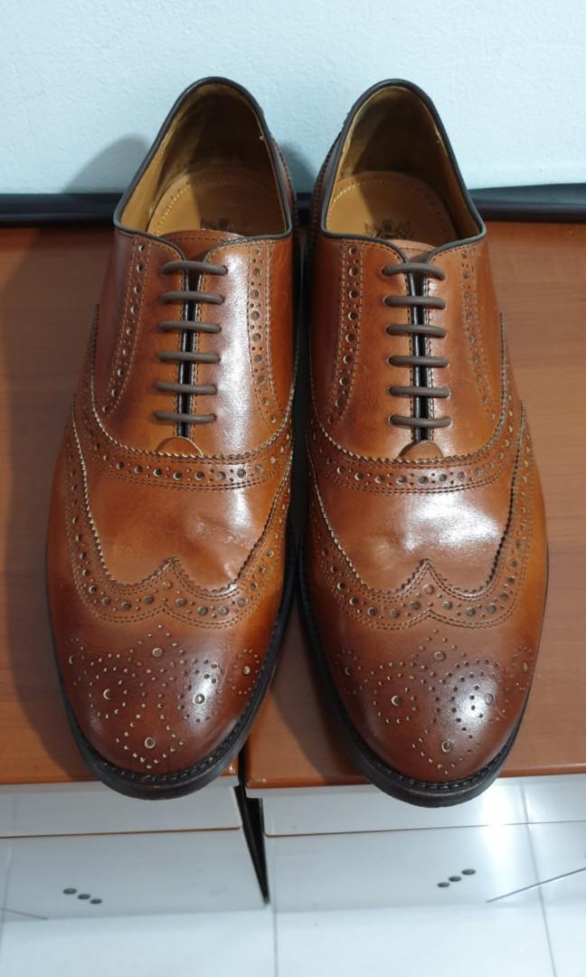 Cole Haan Kneeland Classics Wingtip British Tan Shoes