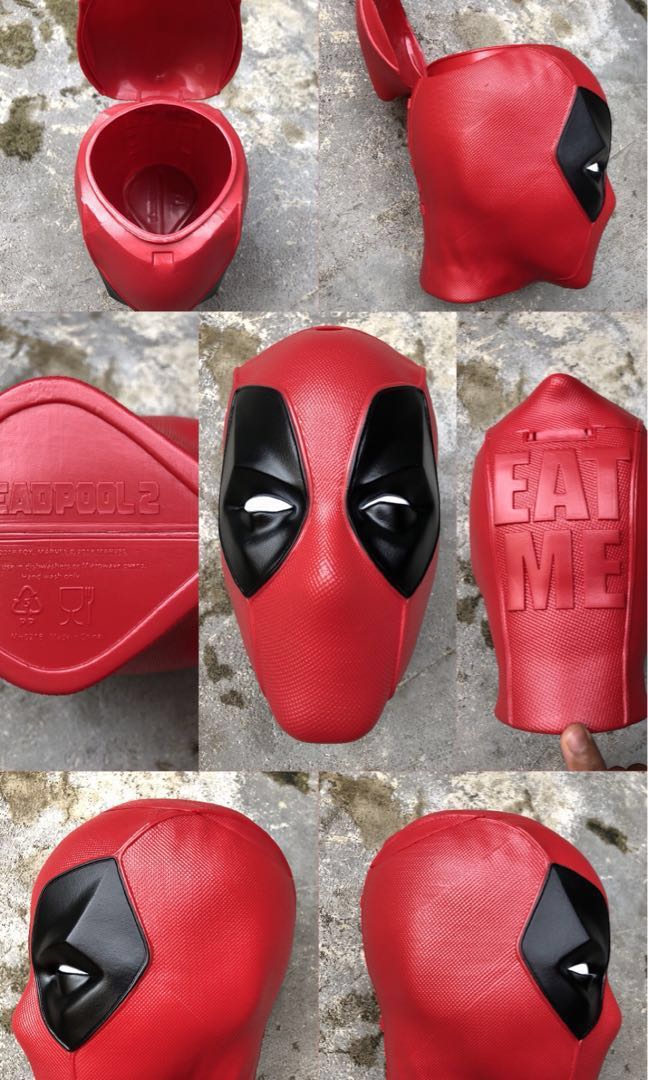 Deadpool Popcorn Bucket, Furniture & Home Living, Kitchenware