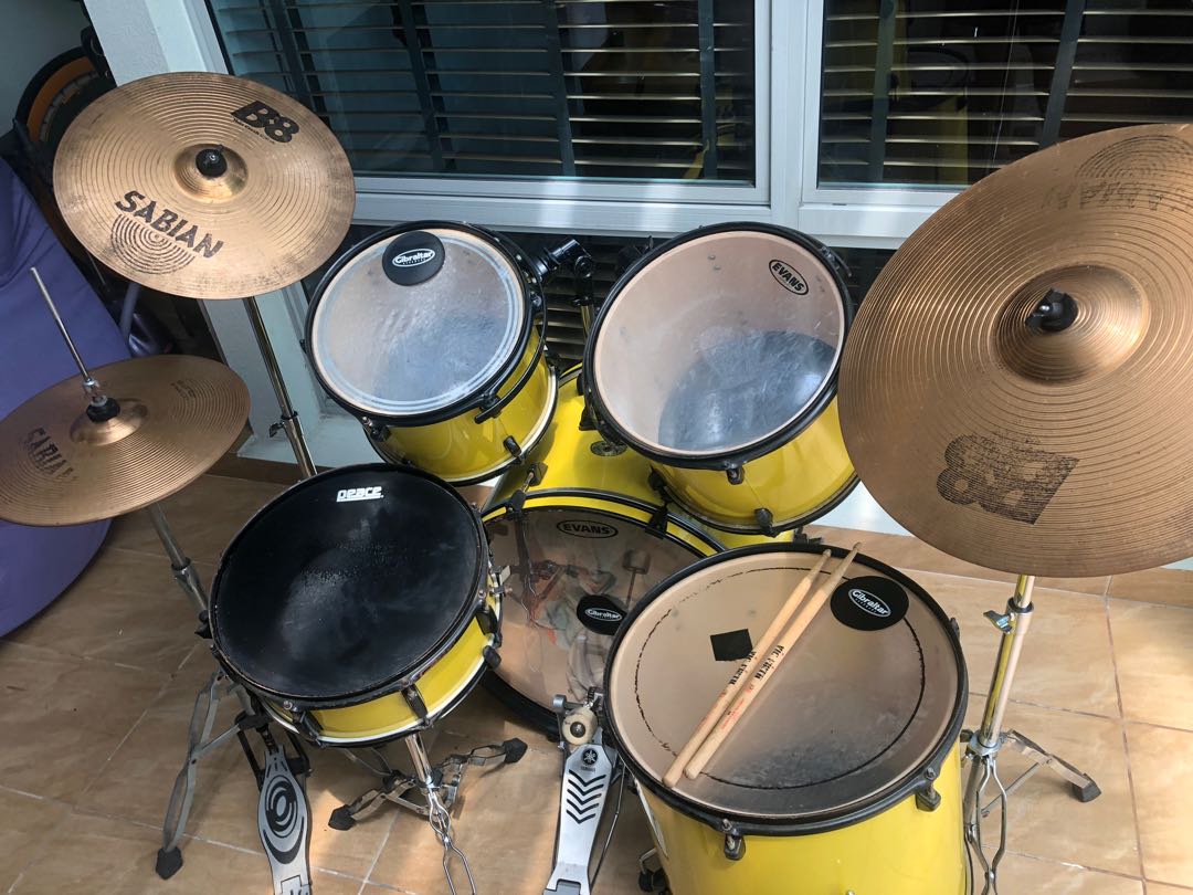 Peace Drum Set, Hobbies & Toys, Music & Media, Musical Instruments on